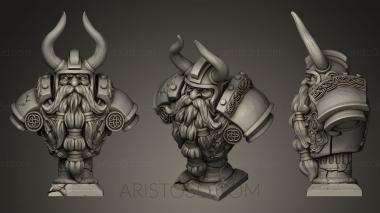 Busts of heroes and monsters (BUSTH_0121) 3D model for CNC machine